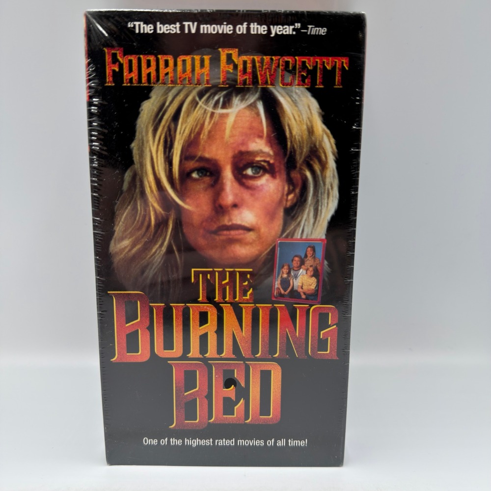The Burning Bed VHS Farrah Fawcett StarMaker Anchor Bay Sealed New 1286 Movie‎